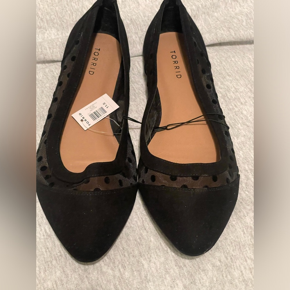 Torrid 11.5 - black flats